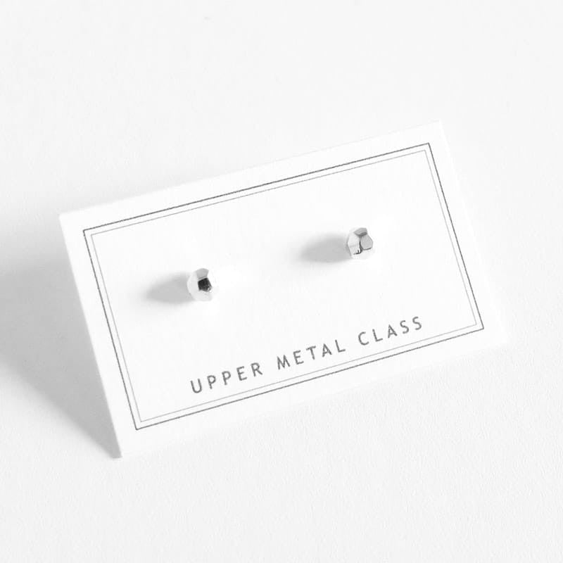 Upper Metal Class Sunset Rocks Faceted Stud Earrings