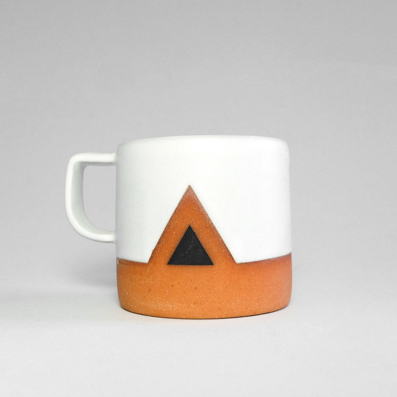 Wolf Ceramics Mountain Mug Black/White