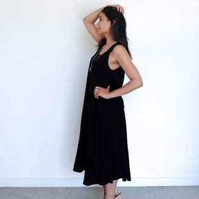 Zohra Dress in black - Tienda Ho