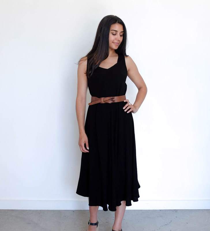 Zohra Dress in black - Tienda Ho