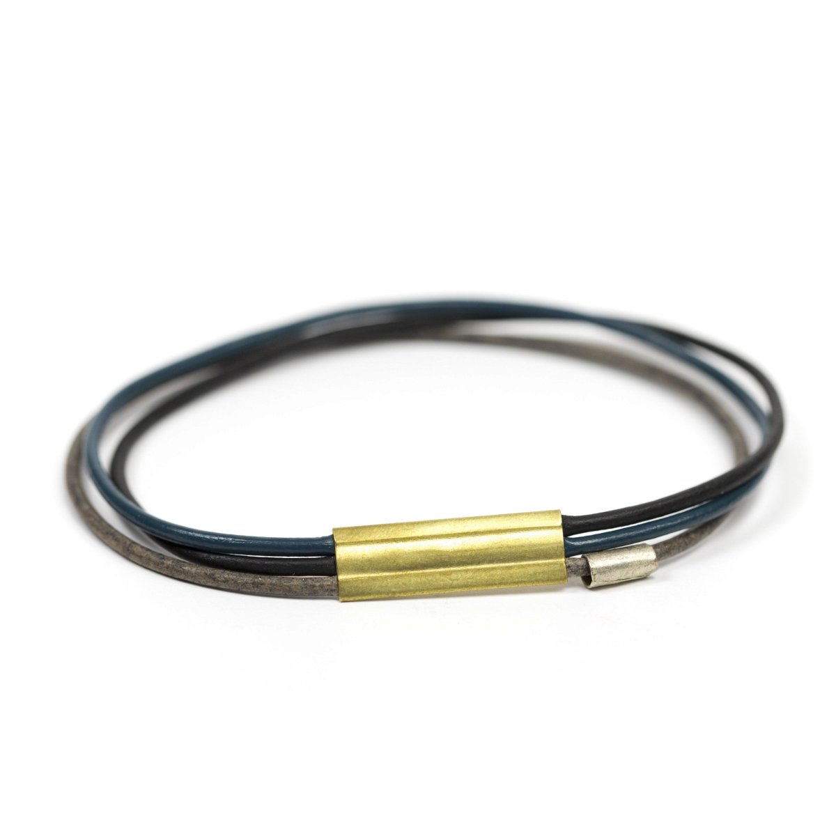 Multicolor Leather Bangles - Bracelets