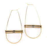 Alameda Hoop Earrings Black