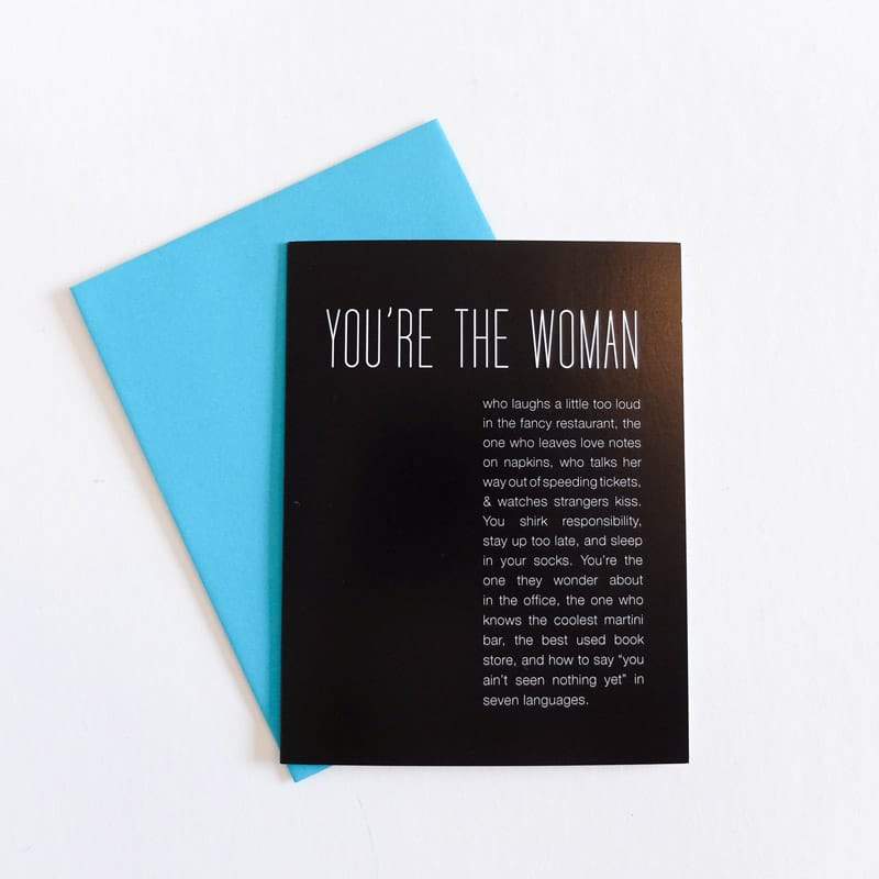 betsy and iya you're the woman who card