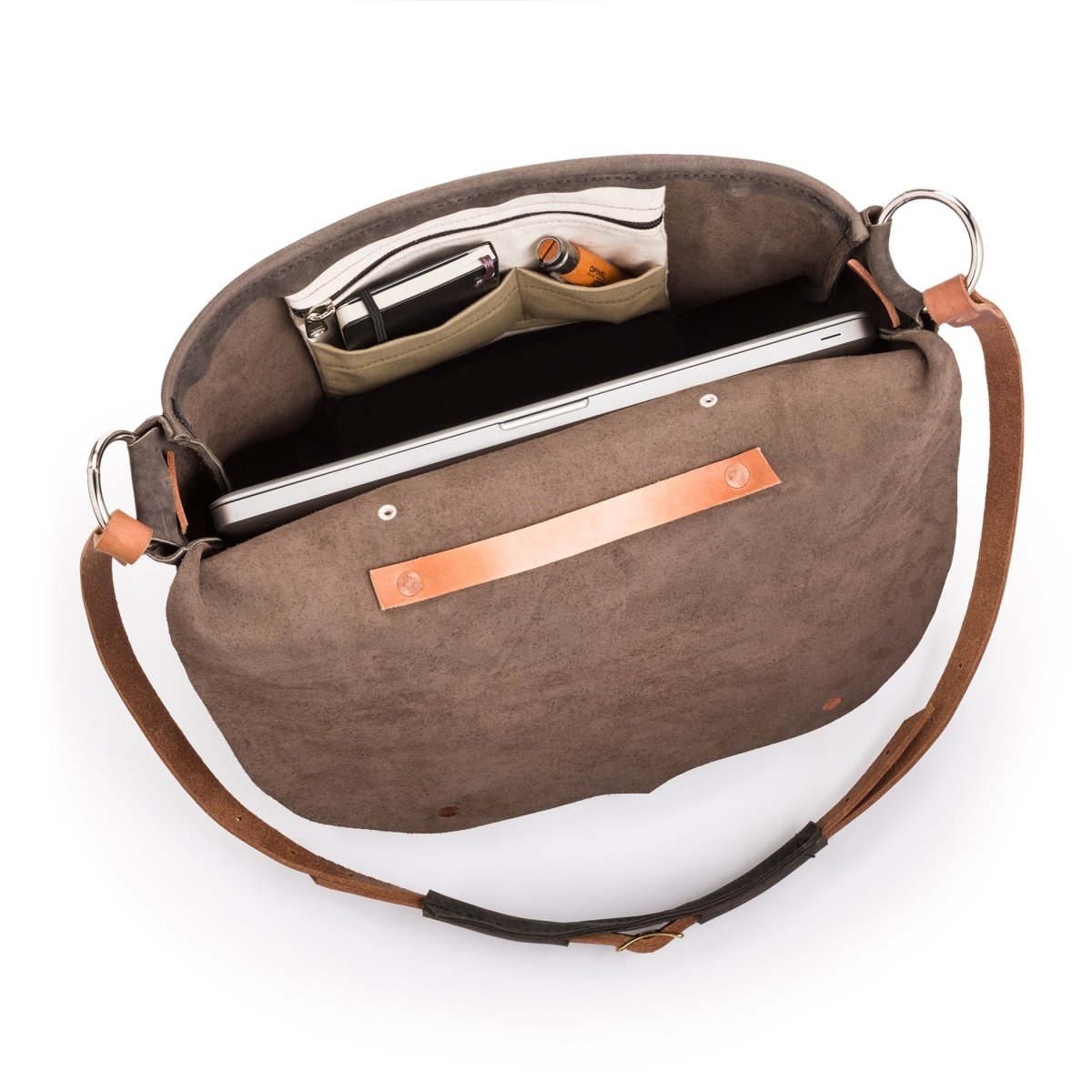 Goertzen Adventure Equipment Large Leather Messenger Bag