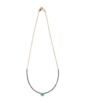 Inti necklace in bronze full necklace view