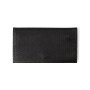 Molly M Leather Pouch wristlet in matte black