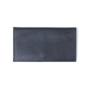 Molly M Leather Pouch wristlet in matte charcoal