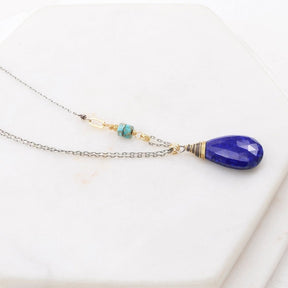 Lucy Lapis Necklace