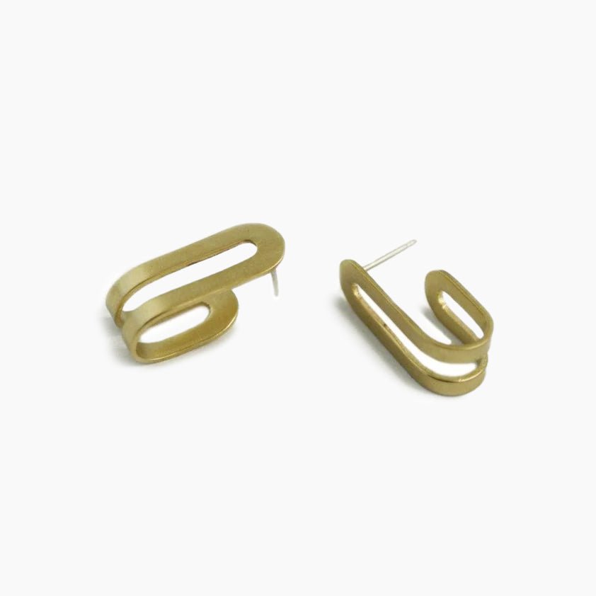 Hollow Form Ear Wrap Earrings