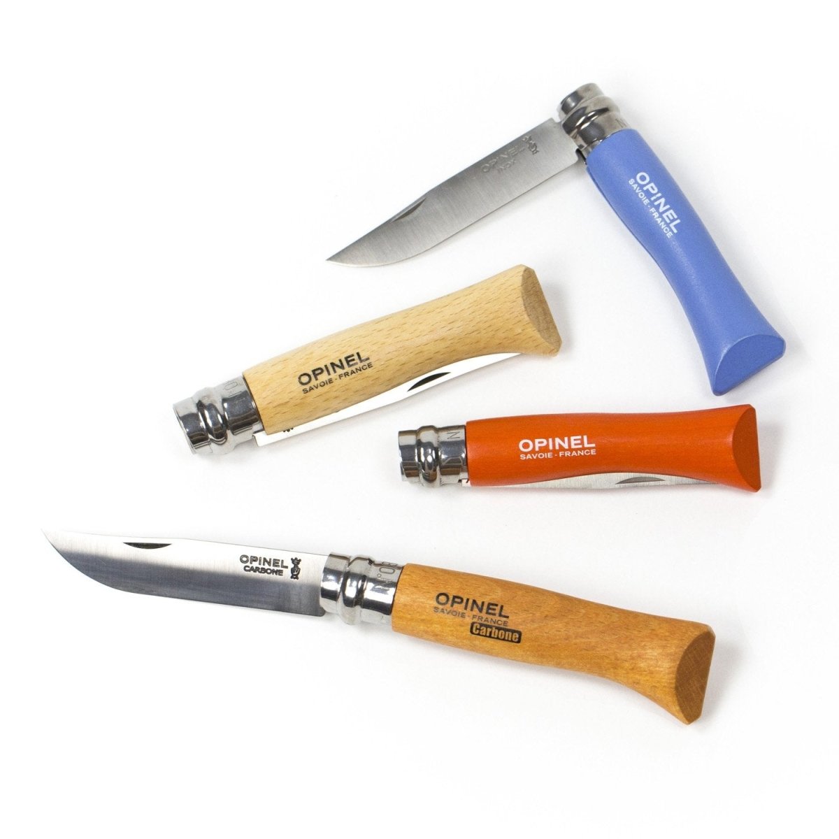 Opinel Stainless Steel Folding Knife - No 7 Coloured Variants